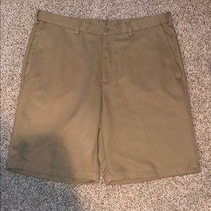 ⭐️3/$20⭐️ Haggar Mens 36w Dark Tan Shorts